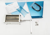 Malt King - Geared Grain Mill 3 Roller - With Steel Mounting Board - 45-Degree Angle