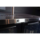Kegerator - KegMaster Super Deluxe - Two Door Small - Side View