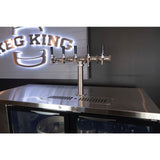 Kegerator - KegMaster Super Deluxe - Two Door Small - Top-Down View