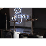 Kegerator - KegMaster Super Deluxe - Two Door Large - Side View
