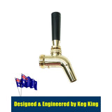 Keg King Ultratap + Handle-Gold Ultratap - Front View