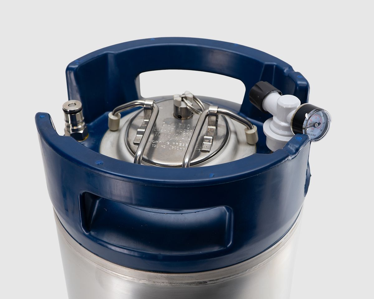Keg King - Limited Edition True Blue 9.5L Ball Lock Cornelius corny keg