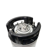 Keg King - 9.5 Litre Ball Lock Keg Passivated Finish - Side View