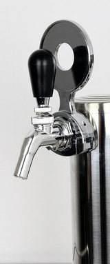 Decal Holder 82mm Chrome Plated Plastic - Side View