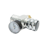 Mini CO2 Charger - For Threaded 16g Bulbs or CO2 Cylinders - Top-Down View