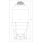 Keg King Snub Nose - 60L Fermenter - Close-Up Angle