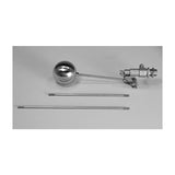 Float rod - 9 in, 304 stainless - Front View