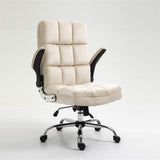 Velvet Home Ergonomic Swivel Adjustable Tilt Angle and Flip-up Arms Office Chair - 45-Degree Angle