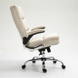 Velvet Home Ergonomic Swivel Adjustable Tilt Angle and Flip-up Arms Office Chair - Rear View