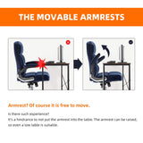 Velvet Home Ergonomic Swivel Adjustable Tilt Angle and Flip-up Arms Office Chair - Extra Image