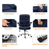 Velvet Home Ergonomic Swivel Adjustable Tilt Angle and Flip-up Arms Office Chair - Extra Image