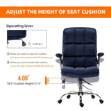 Velvet Home Ergonomic Swivel Adjustable Tilt Angle and Flip-up Arms Office Chair - Extra Image