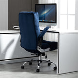 Velvet Home Ergonomic Swivel Adjustable Tilt Angle and Flip-up Arms Office Chair - Close-Up Angle