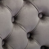 Velvet Home Office Chair- Grey - Extra Image