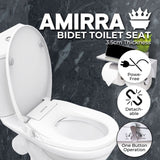 Amirra Non-electric Bidet Seat (Anti-Siphon) - Front View