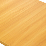 EKKIO Desktop 1.4m Oak - Side View