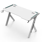 EKKIO RGB Gaming Desk Y Shape White 140cm - Extra Image