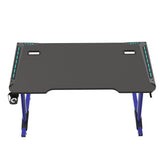 EKKIO RGB Gaming Desk Z Shape Blue 140cm - Extra Image