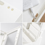 EKKIO Multifunction Laptop Bed Desk (White) - Rear View