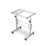 EKKIO Mobile Desk Half Tilt White - Side View