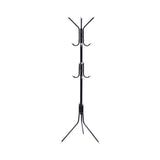 EKKIO 12 Hook Metal Coat Rack Stand with 3-Tier Hat Hanger (Black) - Extra Image