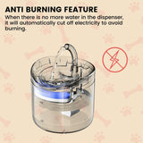 Floofi Pet Water Fountain Dispenser 1.8L - Top-Down View