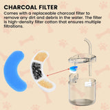 Floofi Pet Water Fountain Dispenser 1.8L with Sensor - Rear View