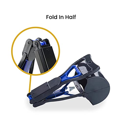 Floofi Ergonomic Long Reach Pooper Scooper in Blue