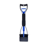 Floofi Ergonomic Long Reach Pooper Scooper in Blue - Rear View