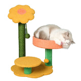 Floofi 75cm Sunflower Plush Scratching Post Cat Tree - Extra Image
