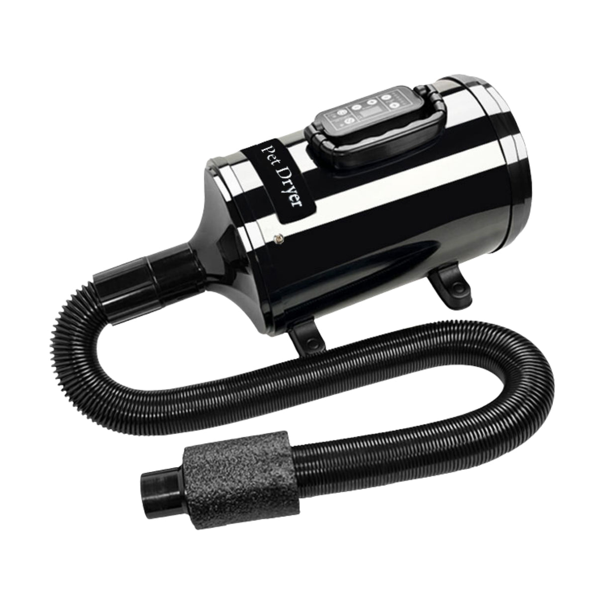 FLOOFI Professional Pet Grooming Hair Dryer with LCD Display (Black)