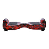 Funado Smart-S W1 Hoverboard (Flame Style) - Top-Down View