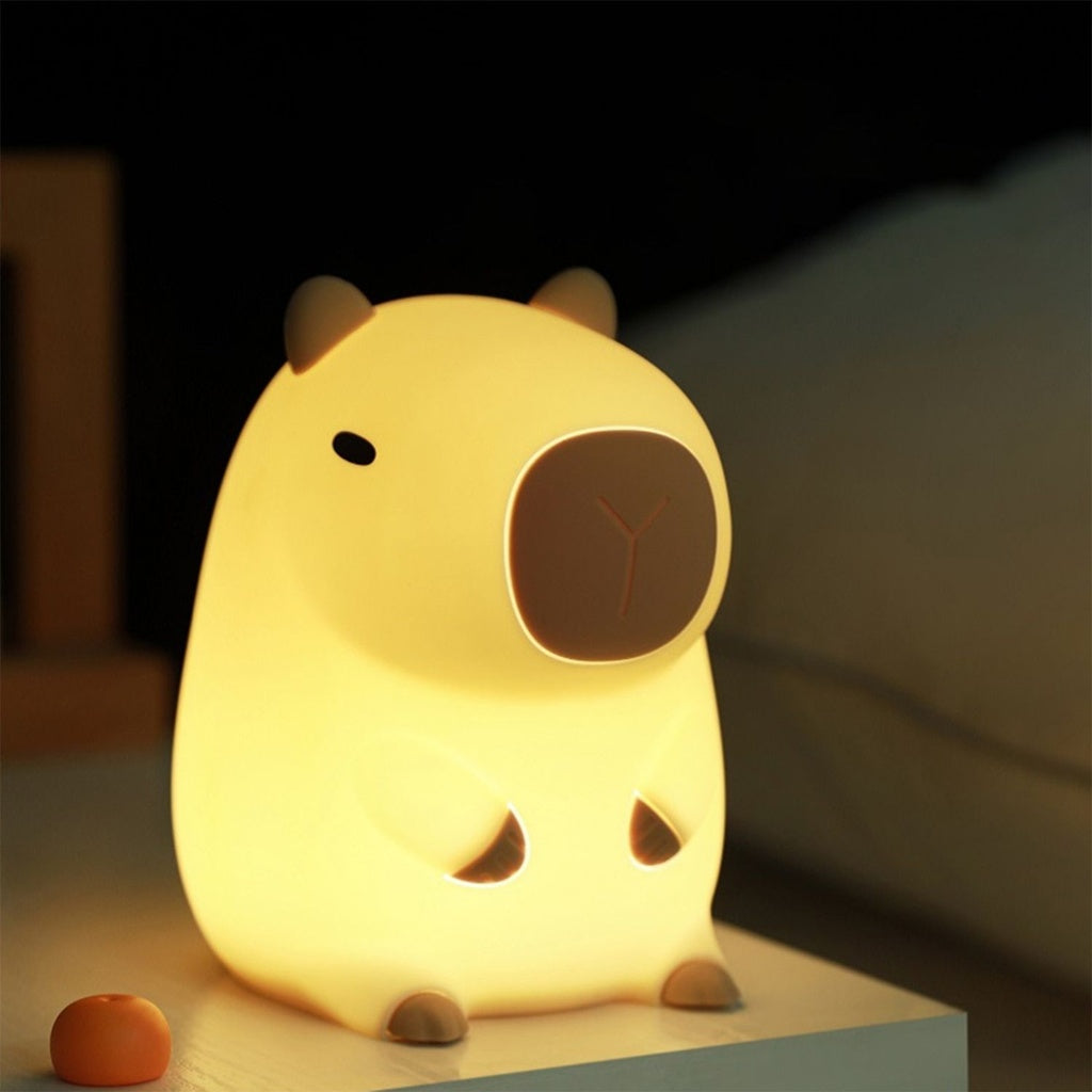 Adorable Capybara Touch Night Light Lamp for Kids