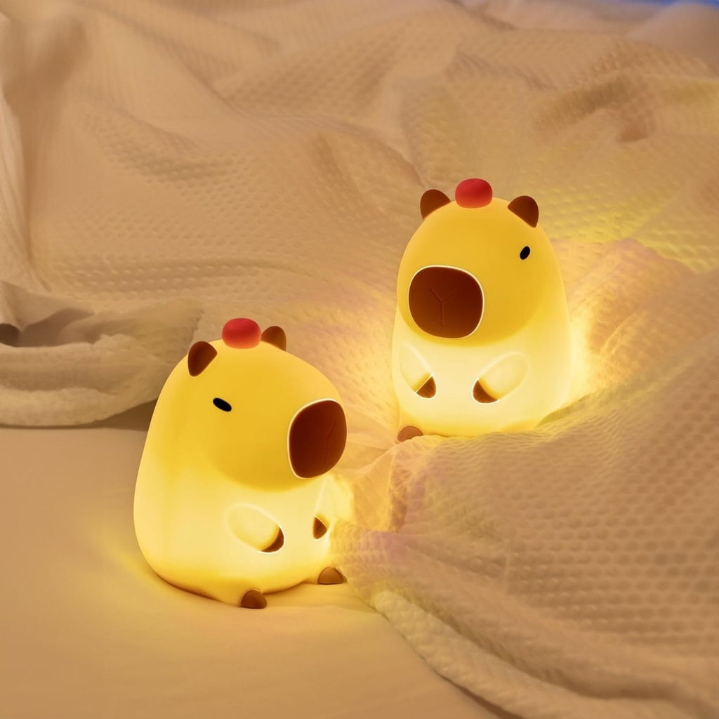 Adorable Capybara Touch Night Light Lamp for Kids