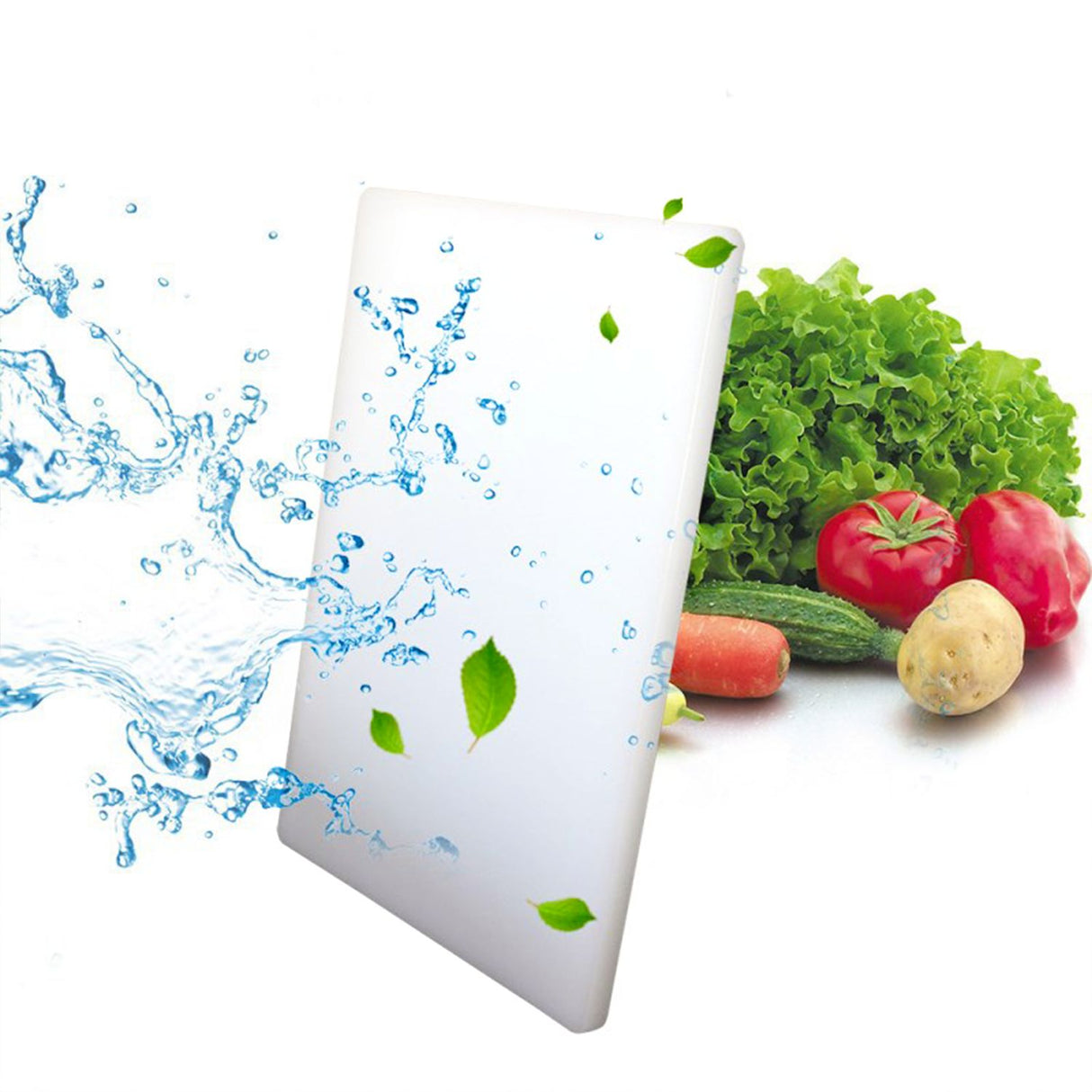 GOMINIMO Premium White PE Chopping Board (450 x 610 x 13mm)