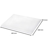 GOMINIMO Premium White PE Chopping Board (450 x 610 x 13mm) - Rear View