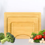 GOMINIMO 3 Pieces Bamboo Chopping Board with Stand (3 sizes) - Extra Image