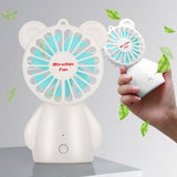 GOMINIMO HandHeld Fan (White) - Side View