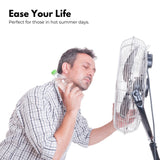 GOMINIMO HandHeld Fan (White) - Rear View