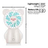 GOMINIMO HandHeld Fan (White) - Low Angle