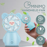 GOMINIMO HandHeld Fan (Blue) - Front View