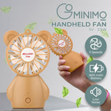 GOMINIMO HandHeld Fan (Coffee) - Front View