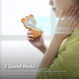 GOMINIMO HandHeld Fan (Coffee) - Close-Up Angle