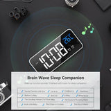 GOMINIMO Digital Clock Mirrored White - Extra Image