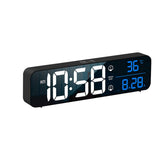 GOMINIMO Digital Clock Mirrored Black - - Extra Image
