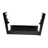 GOMINIMO Adjustable Cable Management Tray - No Drill Installation (Black) - Rear View