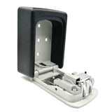 Secure Wall-Mountable Key Storage Box with Resettable Passcode - Rear View
