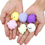 GOMINIMO Mochi Squishy Toy 64pcs for Kids Party Favors - Side View