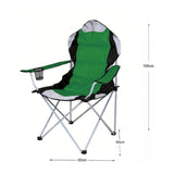 KILIROO Camping Folding Chair Green - Front View