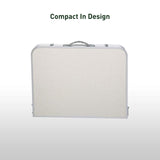 KILIROO Camping Table 60cm Silver - Side View
